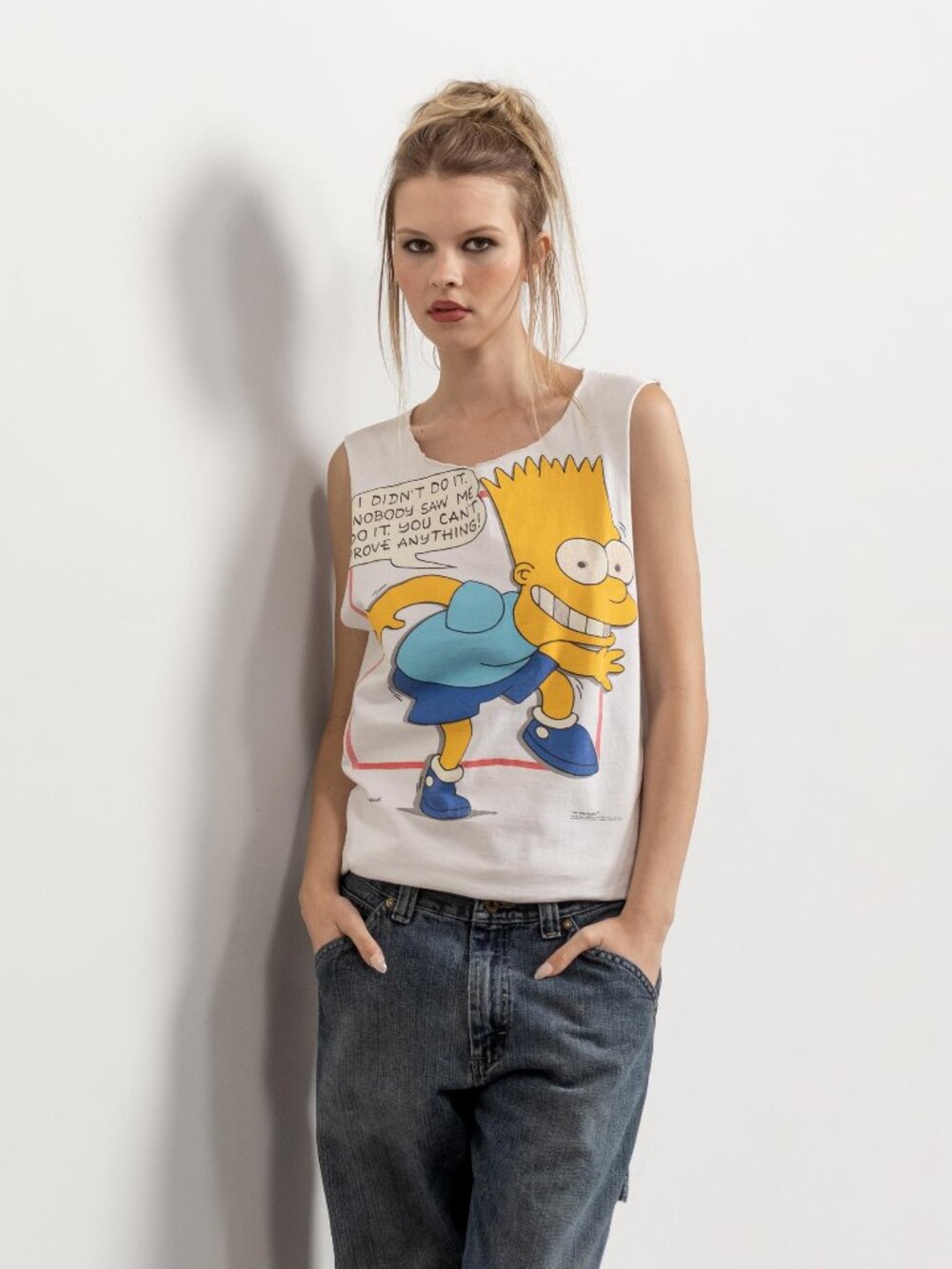 BART SIMPSON Official Tee Vintage Tank 90's Medium